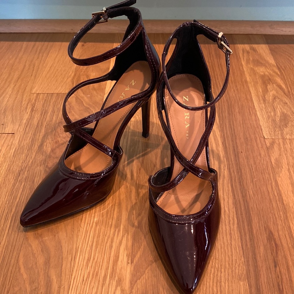 Zara strappy heels